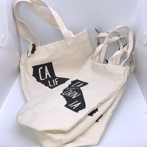 Gift Ideas Other - Three Canvas Calif Map Wine Bags